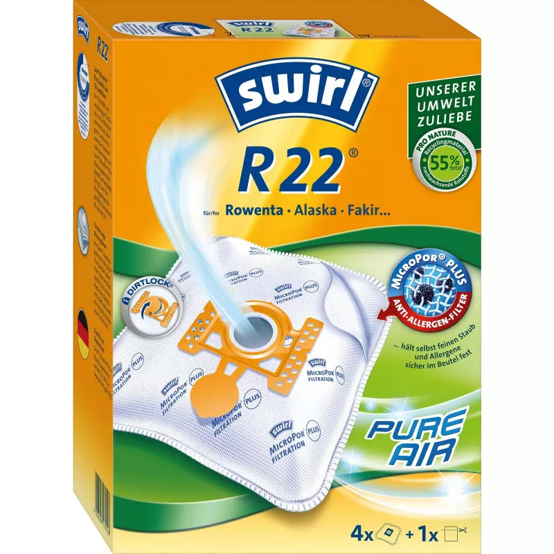 Dulkių maišelis Swirl R 22
