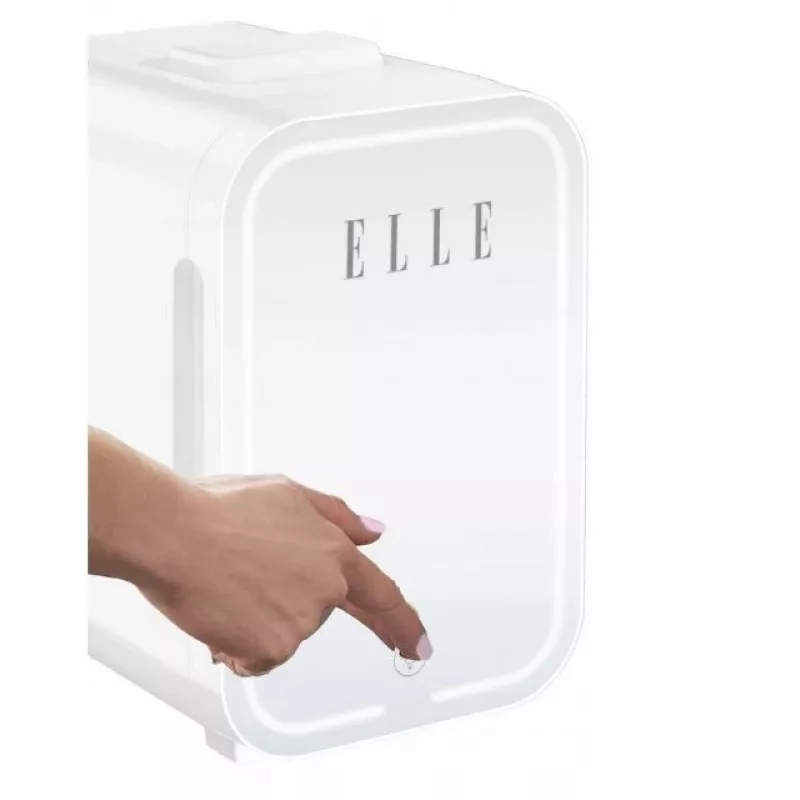 Mini šaldytuvas su LED kosmetikos veidrodžiu Elle ESDAFX08WHEU 8 L baltas