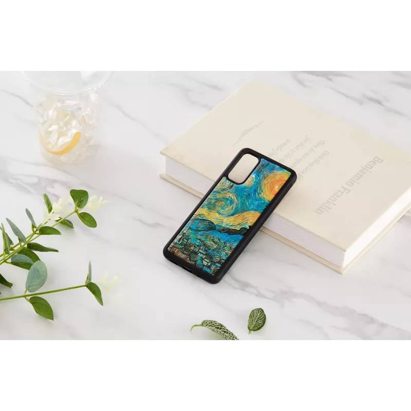 Apsauginis telefono dėklas iKins Samsung Galaxy S20 – juodos žvaigždėtos nakties dizainas