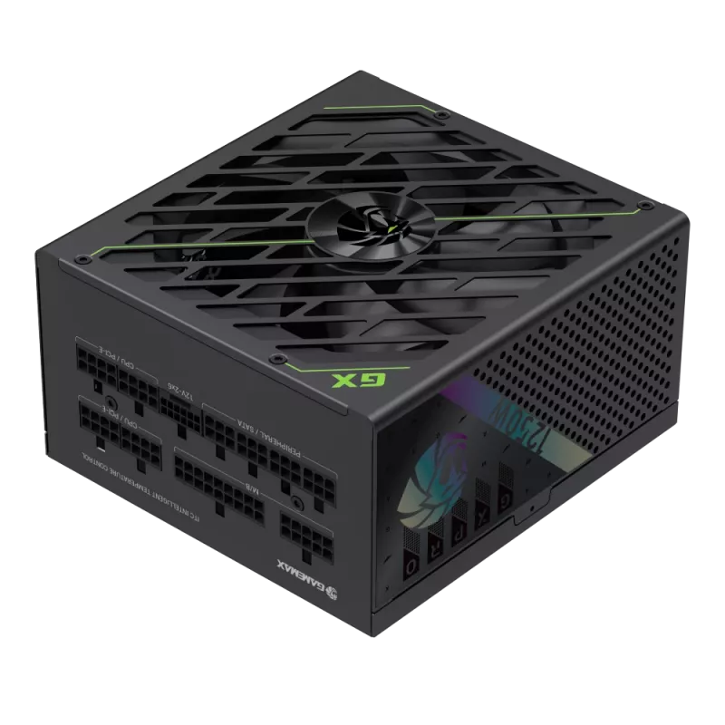 Gamemax maitinimo blokas, 80 PLUS, Gold | GX PRO 1250G | 1250 W | Visiškai modulinis