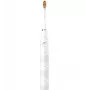 Soninis dantų šepetėlis OCLEAN FLOW Adult — maitinamas baterijomis, balinimo režimas, integruotas laikmatis, reguliuojamas greitis, 255 mm aukštis, baltas, 0,13 kg, 1 rankena + 1 šepetėlio galvutė