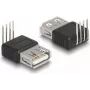DeLOCK adapteris USB 2.0 Type-A lizdas į 4 kontaktų 90° kampinis