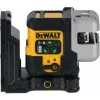 Belaidis daugialinijis lazeris DeWalt DCLE14301GB 3×180° kryžminių linijų, 18 V, žalios linijos, integruota Powerstack Li-Ion baterija