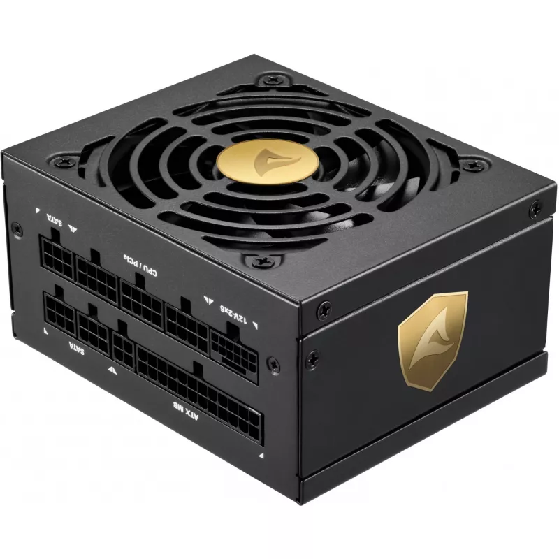 1000W Sharkoon Rebel P20 SFX 1000W (juoda, 1x 12 kontaktų aukštos galios jungtis, 2x PCIe, kabelių valdymas, 1000 vatų)