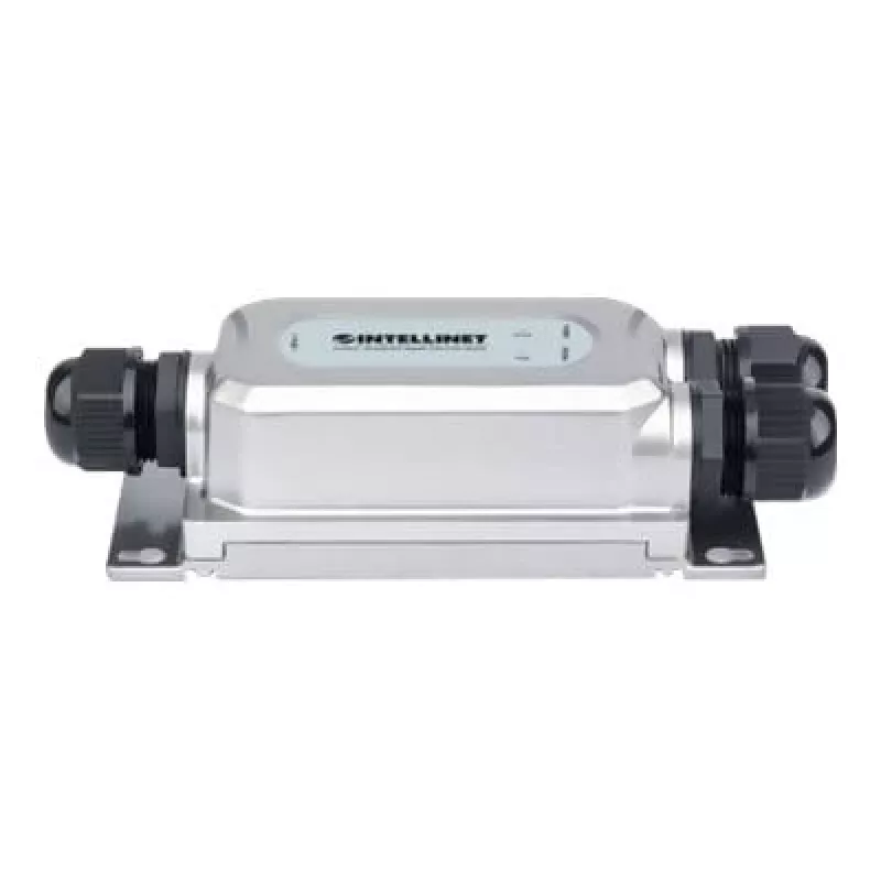 Intellinet lauko antivandalinis Gigabit PoE++ injektorius, vienas 60 W prievadas, atitinka IEEE 802.3bt (4PPoE), IP67 atsparus vandeniui, IK10 antivandalinis, metalinis korpusas