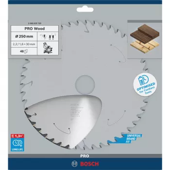 Bosch 2 608 837 728 diskinis pjūklas 25 cm 1 vnt.