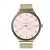 Išmanusis laikrodis Garett Verona 2 Gold Mesh su Bluetooth ir širdies ritmo monitoriumi