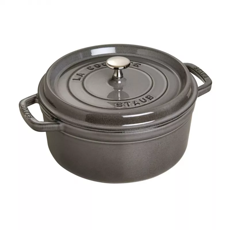 Staub Cocotte 3,8 L apvali ketaus troškintuvo kepimo forma