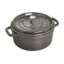 Staub Cocotte 3,8 L apvali ketaus troškintuvo kepimo forma