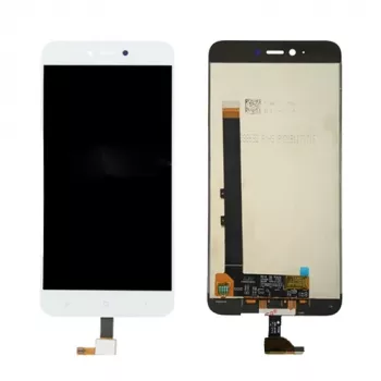 Ekranas LCD Xiaomi Redmi Note 5A (Baltas) ORG