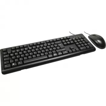 Inter-Tech AC KB-102DE Stalinis USB JUODAS 1000dpi 105 mygtukų Laidinis (88884138)