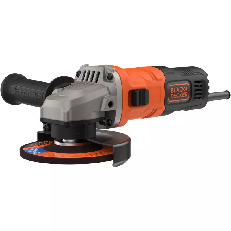 Kampinis šlifuoklis BEG010 (oranžinė/juoda, 710 W, 115 mm)