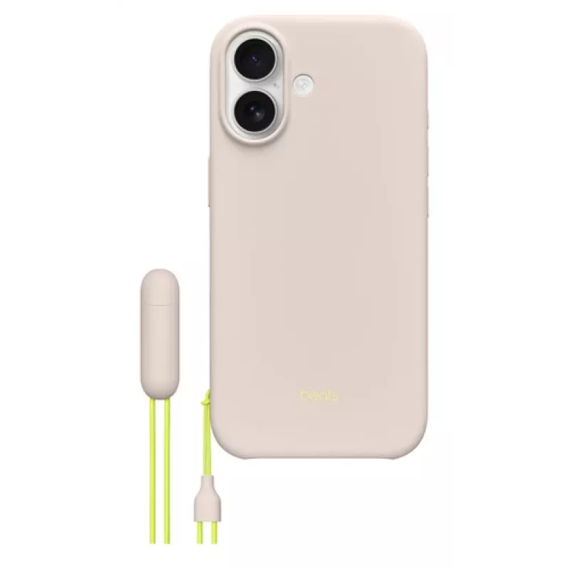 „Apple Beats“ iPhone 17 dėklas su atrama, „MagSafe“ ir fotoaparato valdymu, kalkakmenio spalvos, MGTL4LL/A