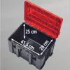 Kieto korpuso dėklas Einhell E-Case M juodas raudonas 2,85 kg