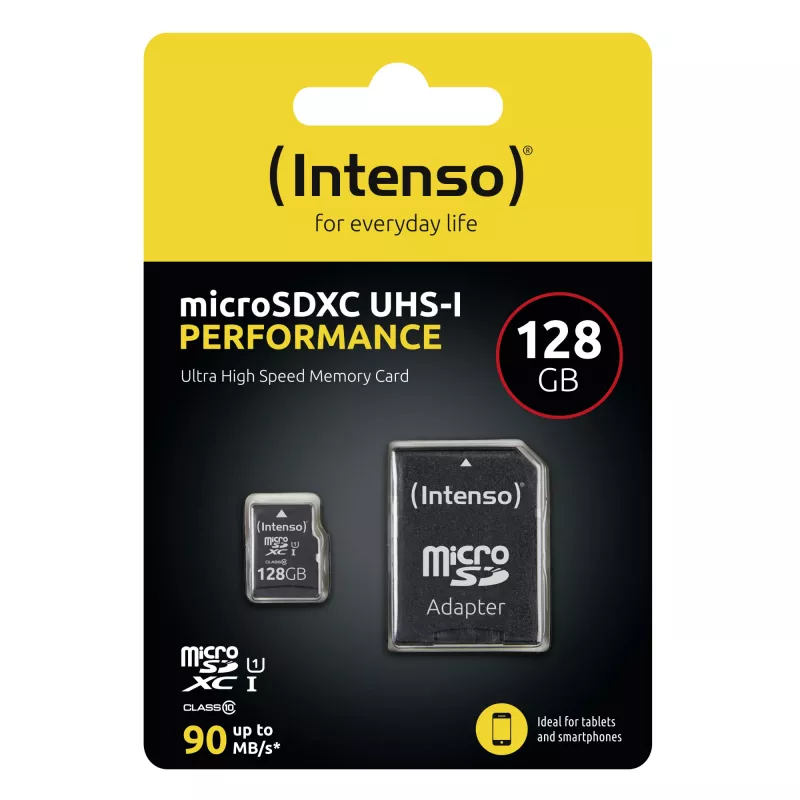 Atminties kortelė Intenso 128GB MicroSD UHS-I Class 10 3424491