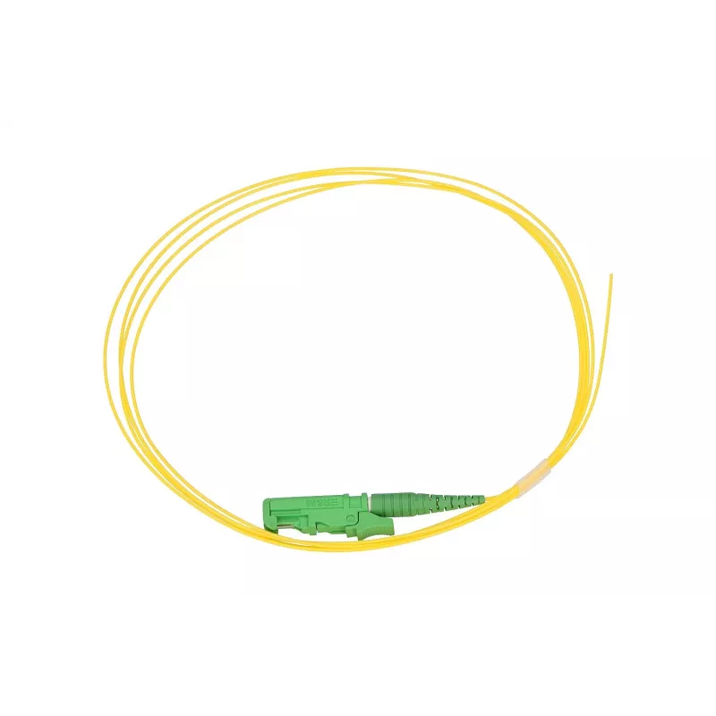 Pigtail Extralink E2000/APC PVC vienmodis G.657.A1 FTTH 1,5 m
