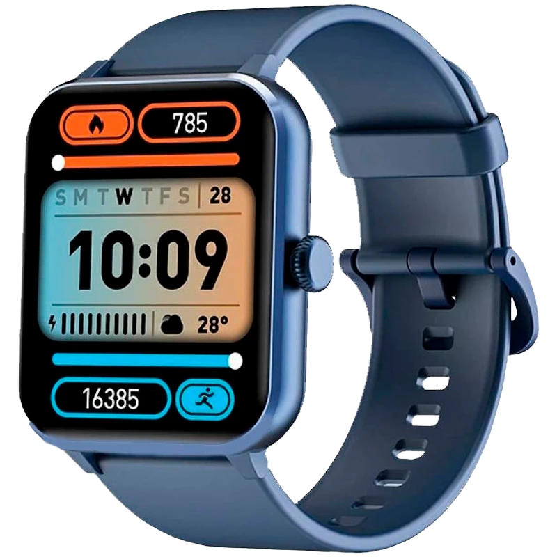 SMARTWATCH/R50 Mėlyna Juodaview