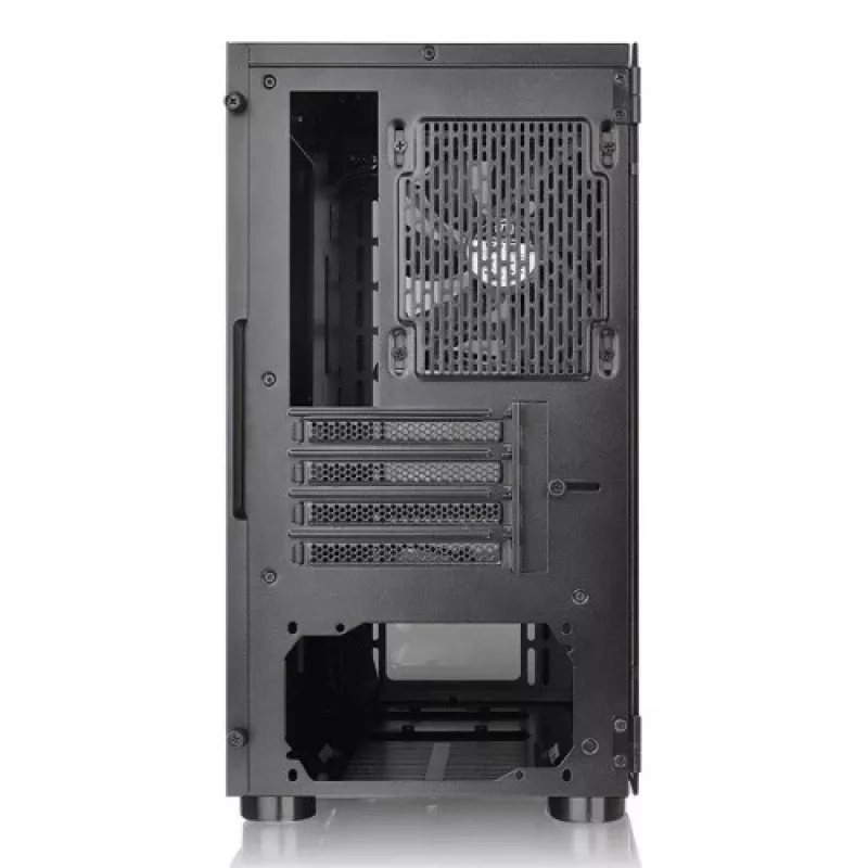 Kompiuterio korpusas Thermaltake V150 TG Micro Tower juodas
