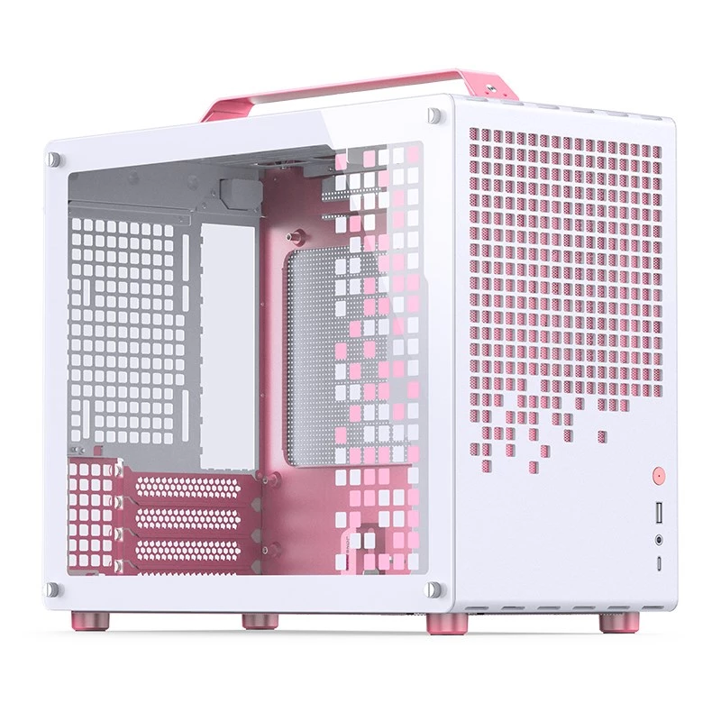 JONSPLUS MATX Handle Case Z20 - balta-rožinė