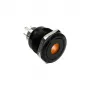 DimasTech PD220 vandalams atsparus 25 mm mygtukas Juodaline Dot RGB