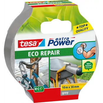 TESA ECO REPAIR 10 m Pluošto Gumos Juosta Pilka