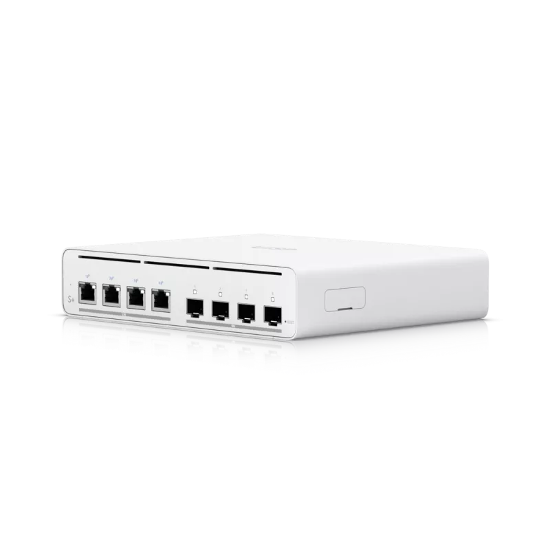 UniFi UISP Switch Plus - komutatorius - valdomas - 4 x 2.5GBase-T + 4 x 10Gb Ethernet S