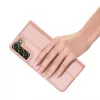 Dux Ducis Skin Pro holsterio dangtelis su atvartu Samsung Galaxy S22+ (S22 Plus) rožinis