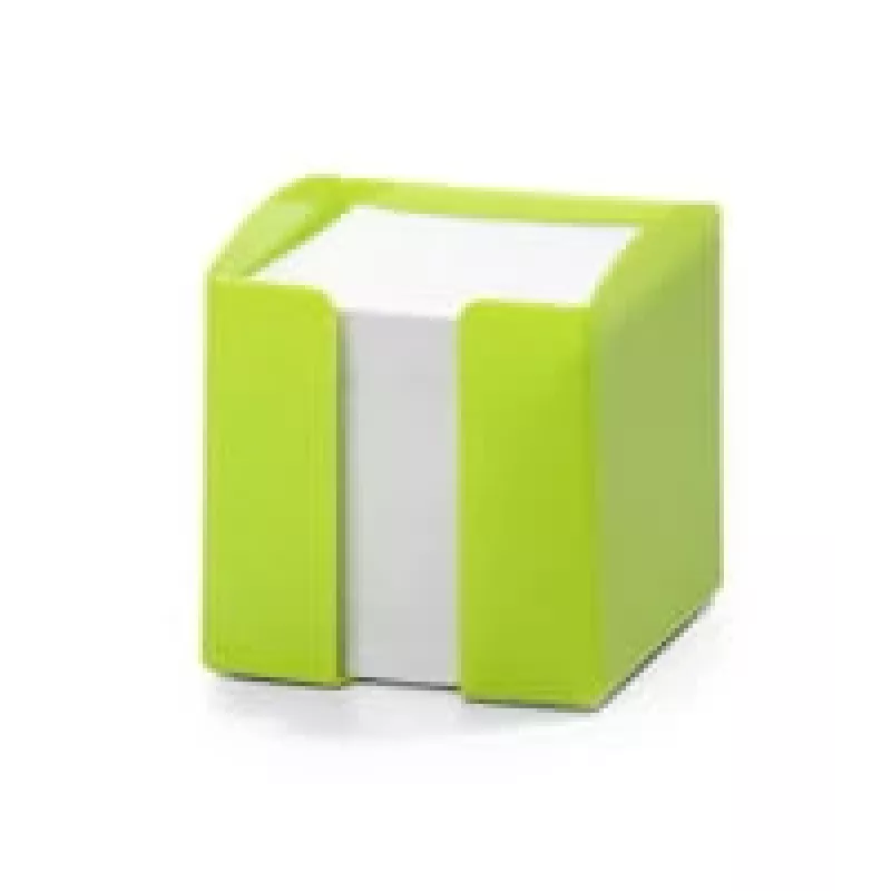 Kvadratinis žalias bloknotas Durable TREND 105x100x100 mm