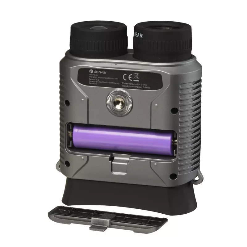 Binocular Denver NVI-491 Juoda Pilka Plastic MicroSD Lithium