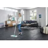 Plokščia šluota Leifheit Profi XL cotton plus — 420 mm plotis, 360° sukama galvutė, medvilnė/pluoštas, aliuminio rankena