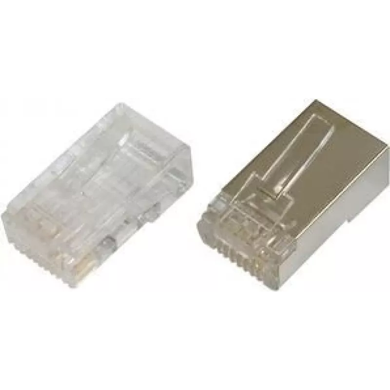 Digitus CAT 6 modulinis kištukas apvaliam kabeliui, ekranuotas, 100 vnt. RJ-45 kištukas