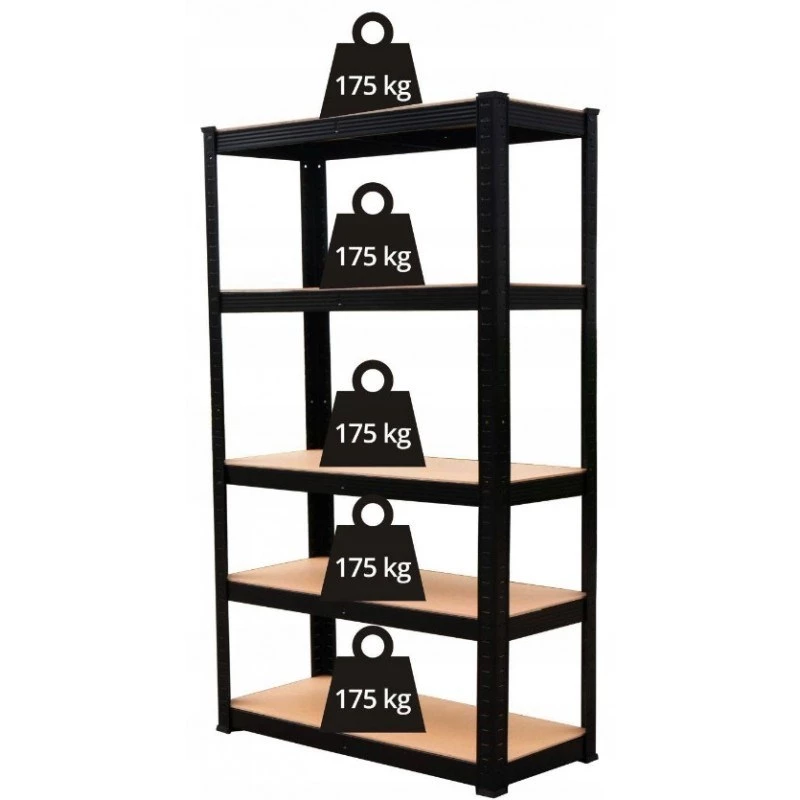 Topeshop Sandėliavimo stelažas P9040 sodo įrankių stelažas laisvai pastatomas cinkuotas plienas, MDF