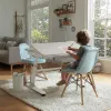 Ergo Office vaikiškas ergonominis reguliuojamo aukščio stalas, pilkas, maks. 100 kg, ER-417 2cz