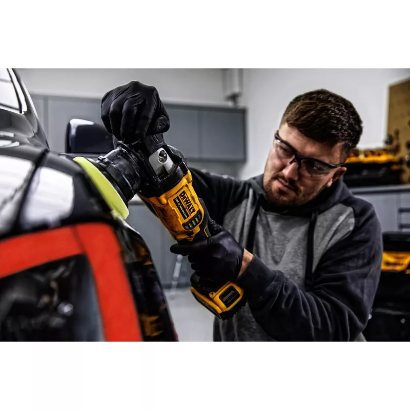 DeWalt DCM848N-XJ 18V belaidis atsitiktinio orbitinio judėjimo poliruoklis, 125 mm