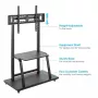 Trolley stand MANHATTAN 1-screen 37–100 inch Juoda VESA 200x200–800x600 Max 150 kg