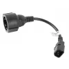 Lanberg CA-C14E-10CC-0018-BK jungiamumo priedas juodas