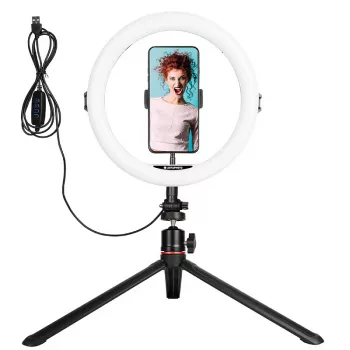 Agfa Arl11 Ring Light 120 Led Ring Vlog + Stand + Remote