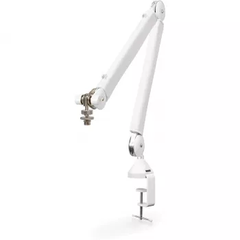 Mikrofono strypo svirtis RØDE PSA1 White — reguliuojamas studijos laikiklis, 840 mm aukštis, pasukamas laikiklis, kabelių valdymas