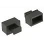 Socket safety cover DeLOCK 64021 Juoda 10 vnt.