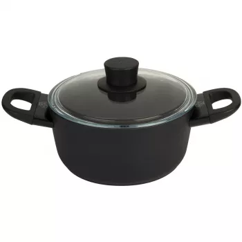 Puodas BALLARINI 75002-921-0 Apvalus Juodas Aliuminis 24 cm