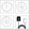 GPS GLONASS antena QOLTEC 57054 su magnetiniu pagrindu, 28 dB stiprinimas