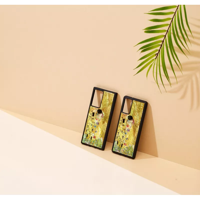 Apsauginis dėklas iKins Samsung Galaxy Note 20 — juodo bučinio dizainas