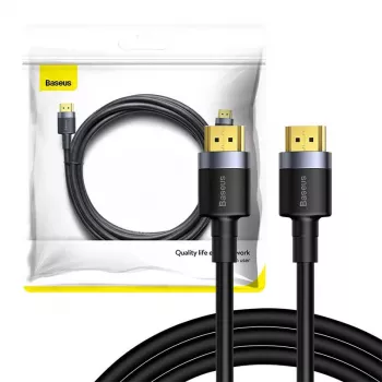 Baseus Cafule 4K HDMI vyriškas į 4K HDMI vyrišką adapterio laidas 2m juodas