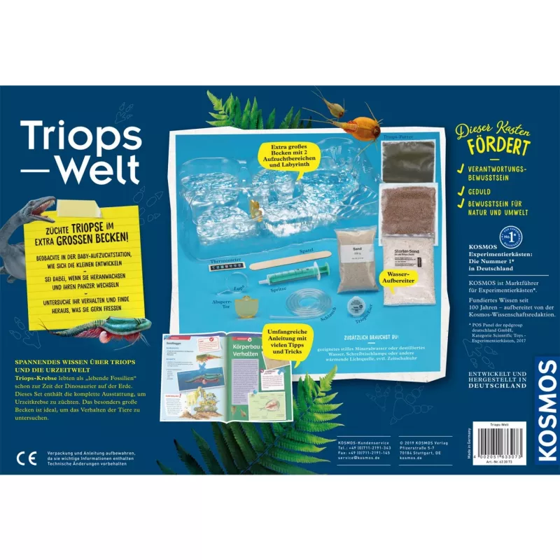 Kosmos 633073 Triops World mokslo eksperimentų rinkinys