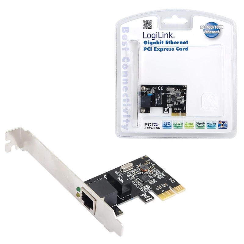 Tinklo plokštė LogiLink PCI Express PC0029A 1000 Mbit/s