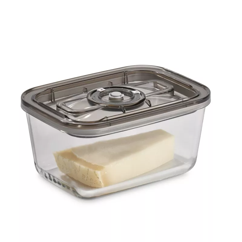 Caso | Stiklinis vakuuminis indas su plastikiniu dangteliu | VacuBoxx Eco L | Skaidrus