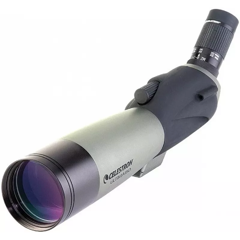 Celestron Ultima 80-45° stebėjimo teleskopas BaK-4 Pilka