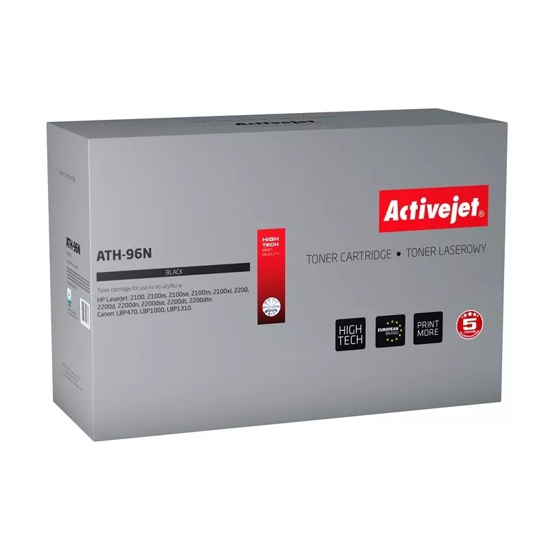 Activejet ATH-96N toneris (pakaitalas HP 96A C4096A, Canon EP-32; Supreme; 5700 puslapių; juodas)