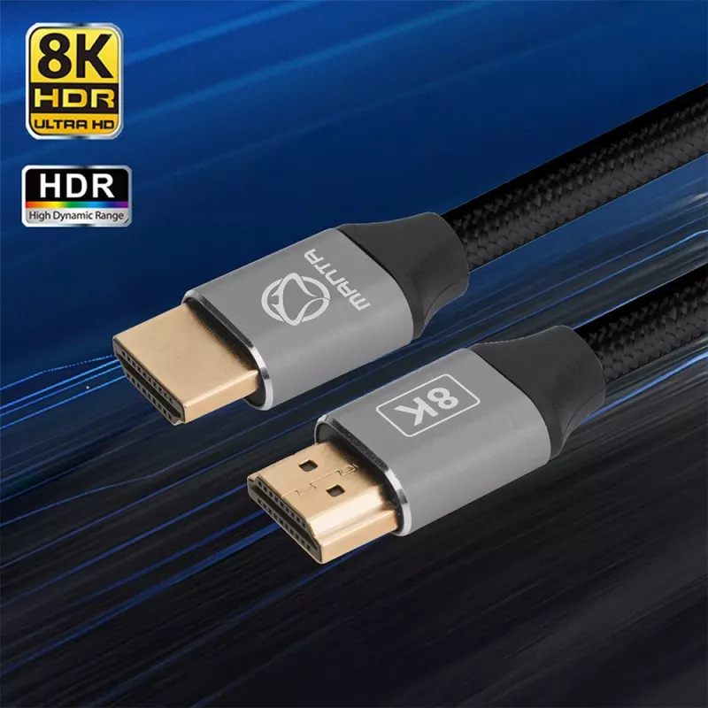 HDMI laidas MANTA HDMI-3MC 3 m — palaiko iki 8K raišką