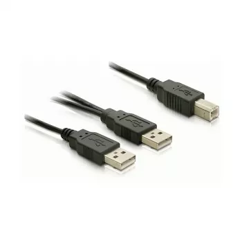 DELOCK laidas USB 2.0 B - > USB-A maitinimo + maitinimo / duomenų